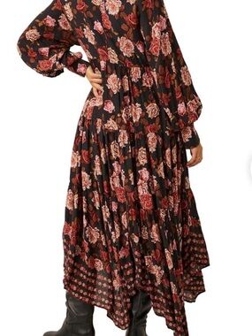 Free People Women's Rows of Roses Maxi Dress